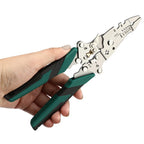 Folding Wire Stripping Tool with Ergonomic Grip for Comfort and Control