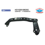 Replacement Steel Front Driver Side Outer Bumper Cover Support for Ford (1999–2007)