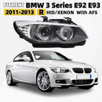 HID AFS Headlight Right Passenger Side for BMW 3 Series E92 E93 (2011–2013)