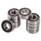 Set of 10 Rubber Wheel Sealed Ball Bearings for Various Models (C3)