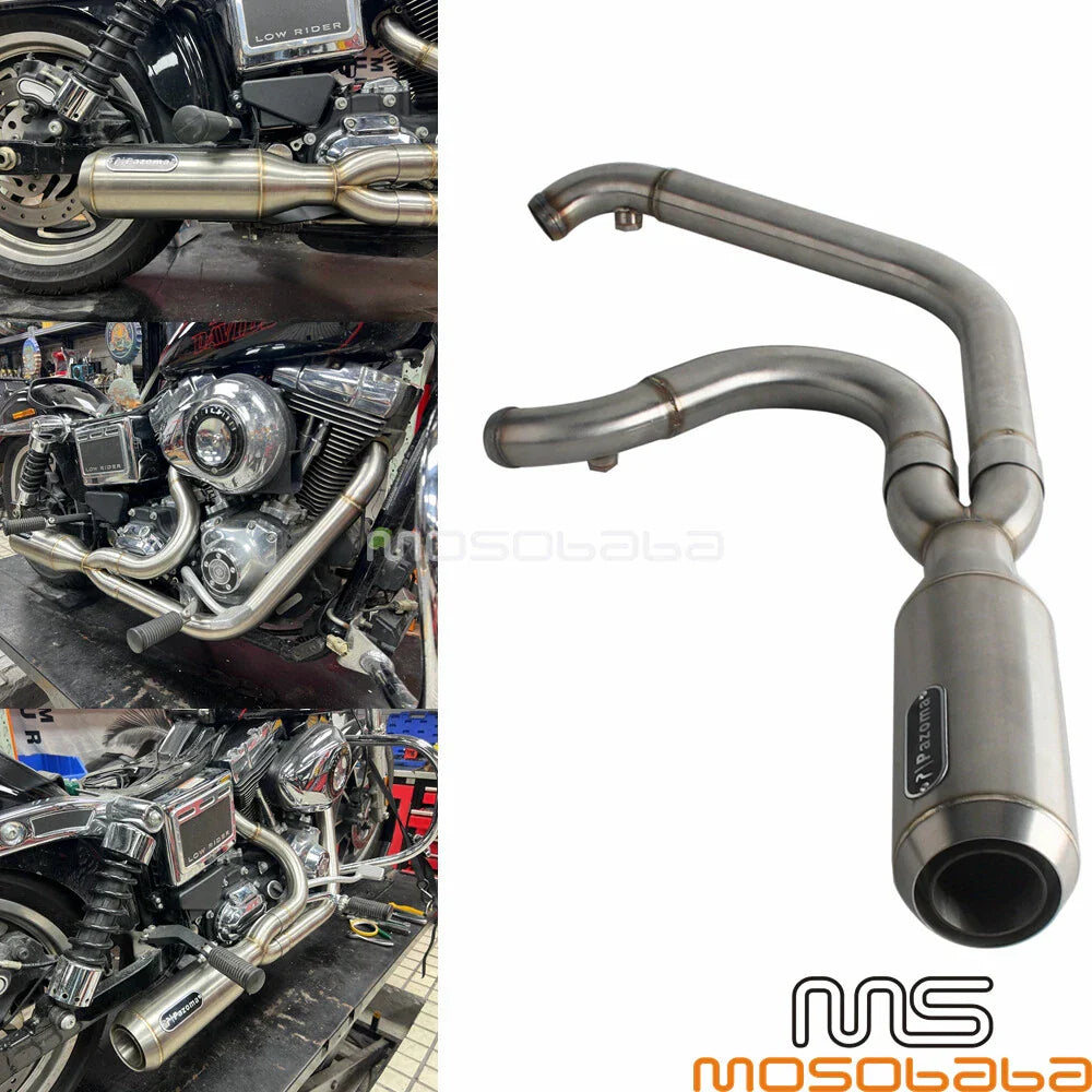 Exhaust System for Harley Dyna Low Rider S FXDLS, Super Glide FXD, Street Bob FXDB (2016-2023)