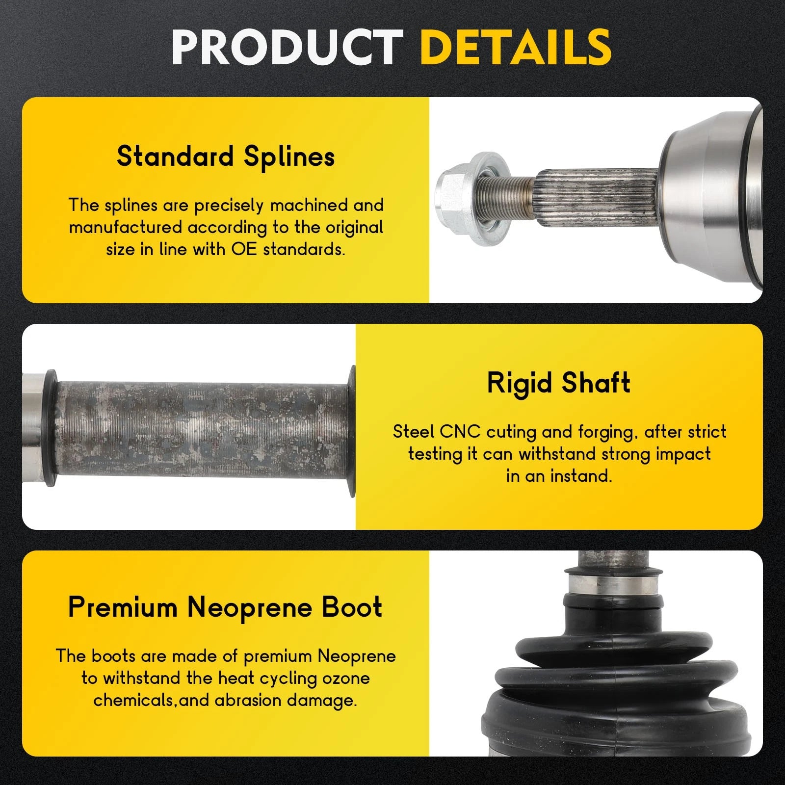 CV Axle Shaft Assembly for Ford Explorer Sport Trac (2003–2005)