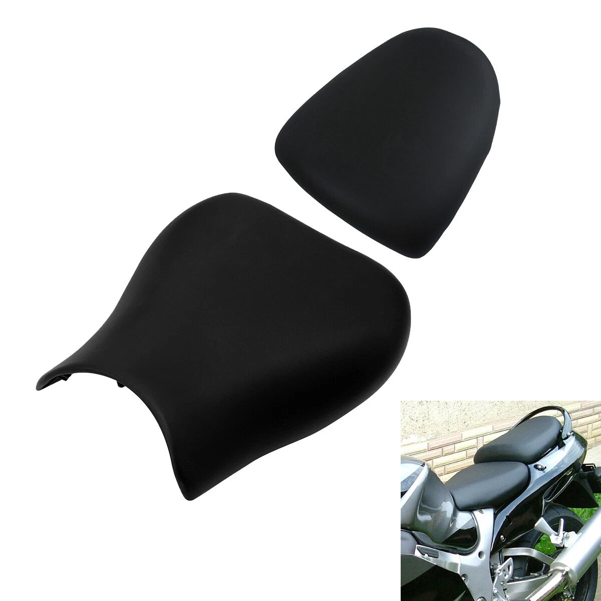 Driver & Passenger Seat Cushion for Suzuki Hayabusa GSX1300R (1999–2007)