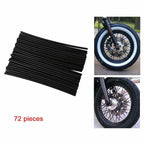 72pcs Spoke Wrap Cover Guard Skin Coats for YZ KTM (19"-21" Rims)