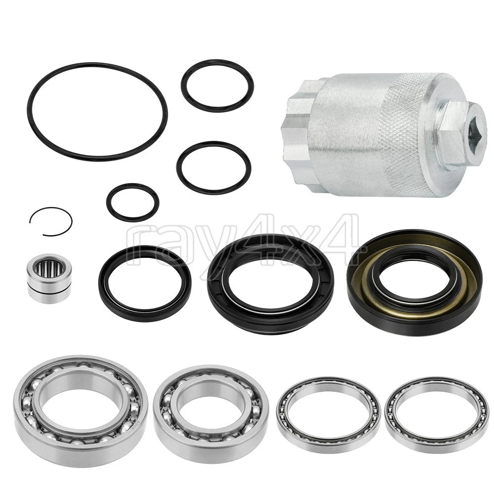 Rear Differential Bearings Seals & Wrench Tool Kit for Honda Rancher 420 (2007–2013)