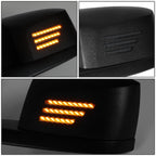Sequential LED Turn Signal Side Hood Mirror Assembly for Volvo VN Series (2004–2017)