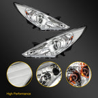 Headlight Assembly for Hyundai Sonata (2011–2014) Chrome Housing Pair