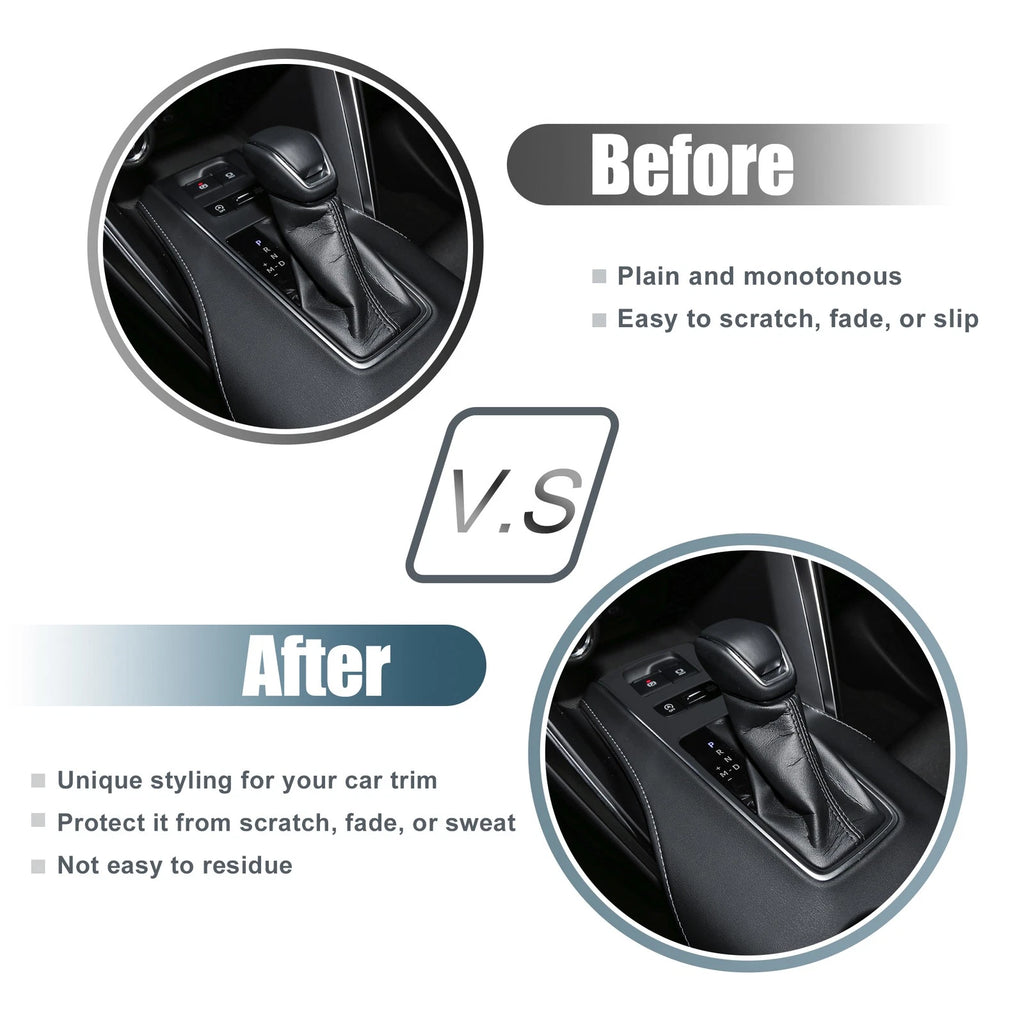 Gear Shift Panel Cover for Toyota Harrier (80 Series) - Black