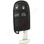 Key Fob Remote Shell Case for Jeep Grand Cherokee Compass (2015–2018)