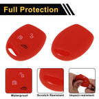 Red Car Key Case for Ford Courier (2016–2023) - 3 Buttons