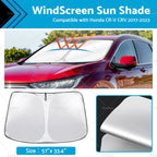 Wind Screen Sun Shade for Honda CR-V (2017–2023) UV Block Foldable