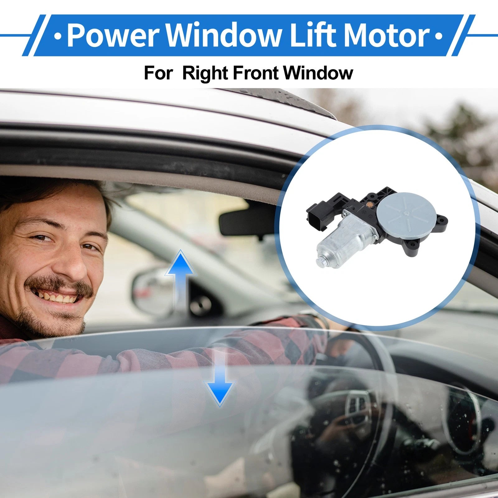Power Window Regulator Lift Motor for Ford C-Max (2013–2018) WLM269