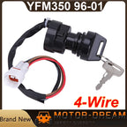 Ignition Key Switch for Yamaha Warrior 350 YFM350 (1996–2001)