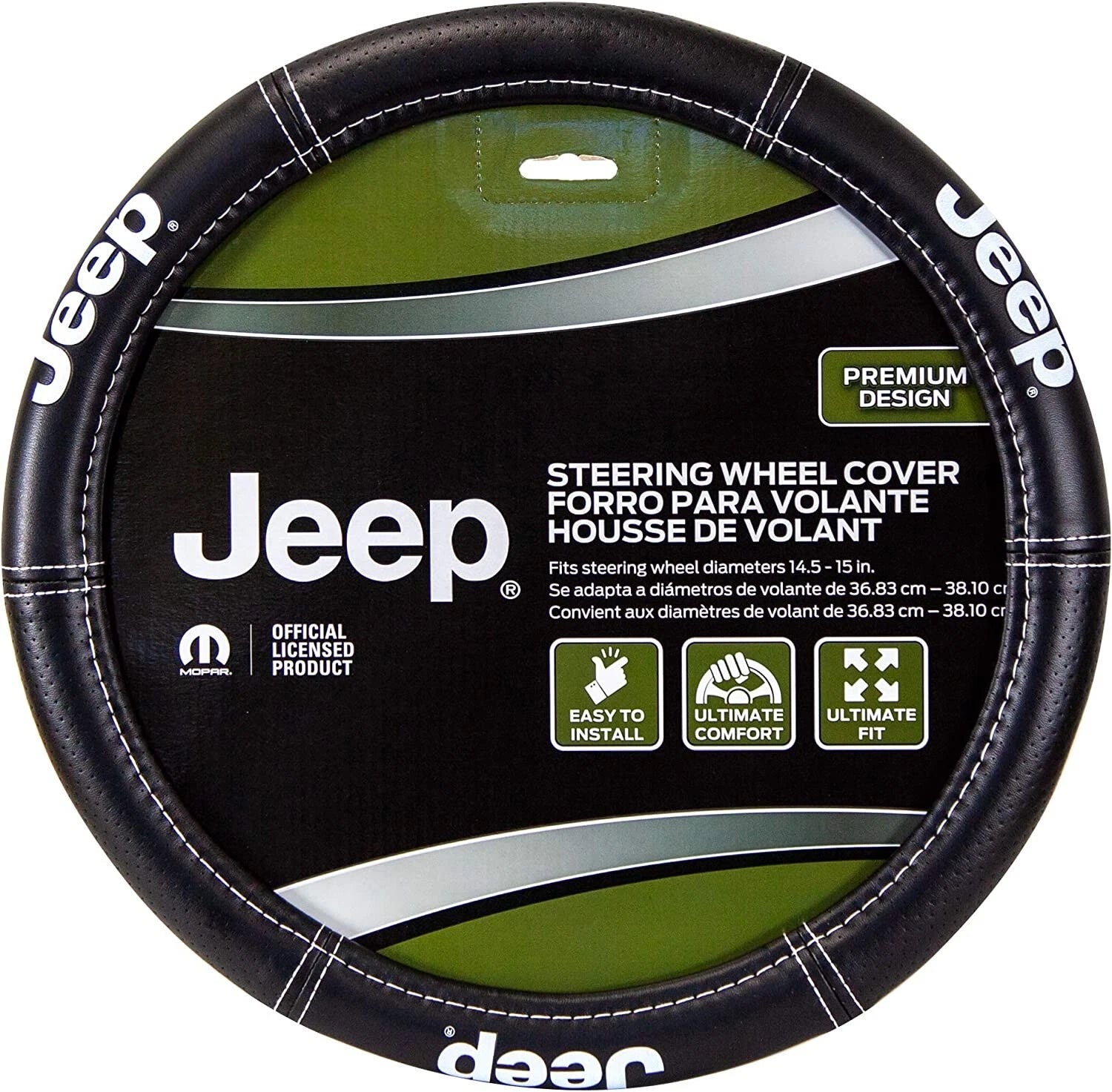 Steering Wheel Cover for Jeep (2007–2018) - Plasticolor 006695R01