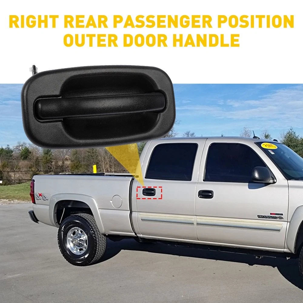Outside Rear Door Handle for GMC Sierra 1500 2500 3500 Yukon (EXV)