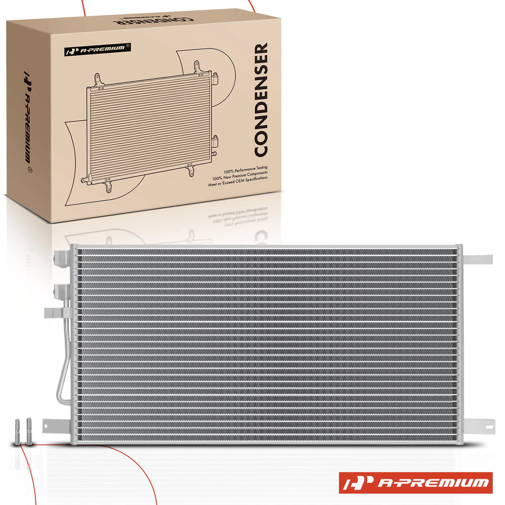 A/C Condenser with Bracket for Ford F-250 Super Duty F-350 Super Duty (2008–2010)