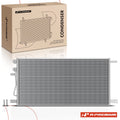 A/C Condenser with Bracket for Ford F-250 Super Duty F-350 Super Duty (2008–2010)