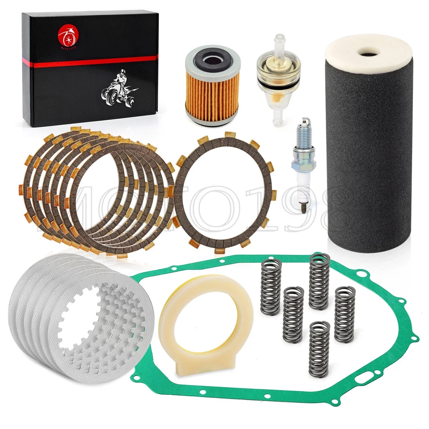 Clutch Kit Springs Gasket Air Filter for Yamaha Warrior 350 (1987–2004)