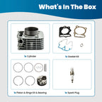 Cylinder Piston Gasket Top End Kit for Honda Sportrax 400 TRX400EX (1999–2008)