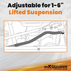 Adjustable Rear Track Bar for Jeep Wrangler TJ (1997-2006)