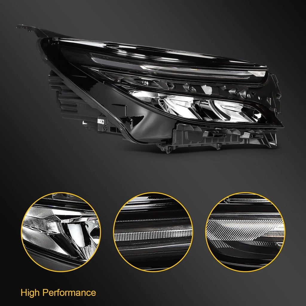 Right Side Full LED Headlight for Chevy Equinox (2022–2024)