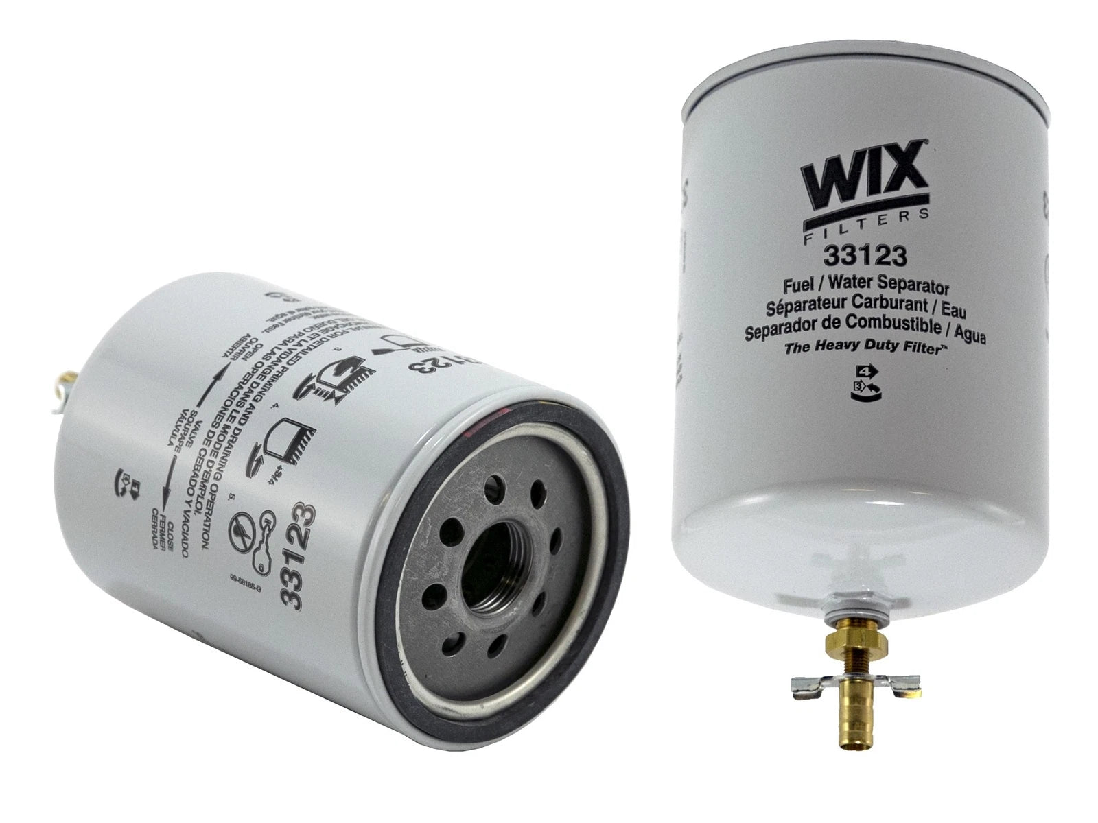 WIX Primary Fuel Water Separator Filter 33123 for