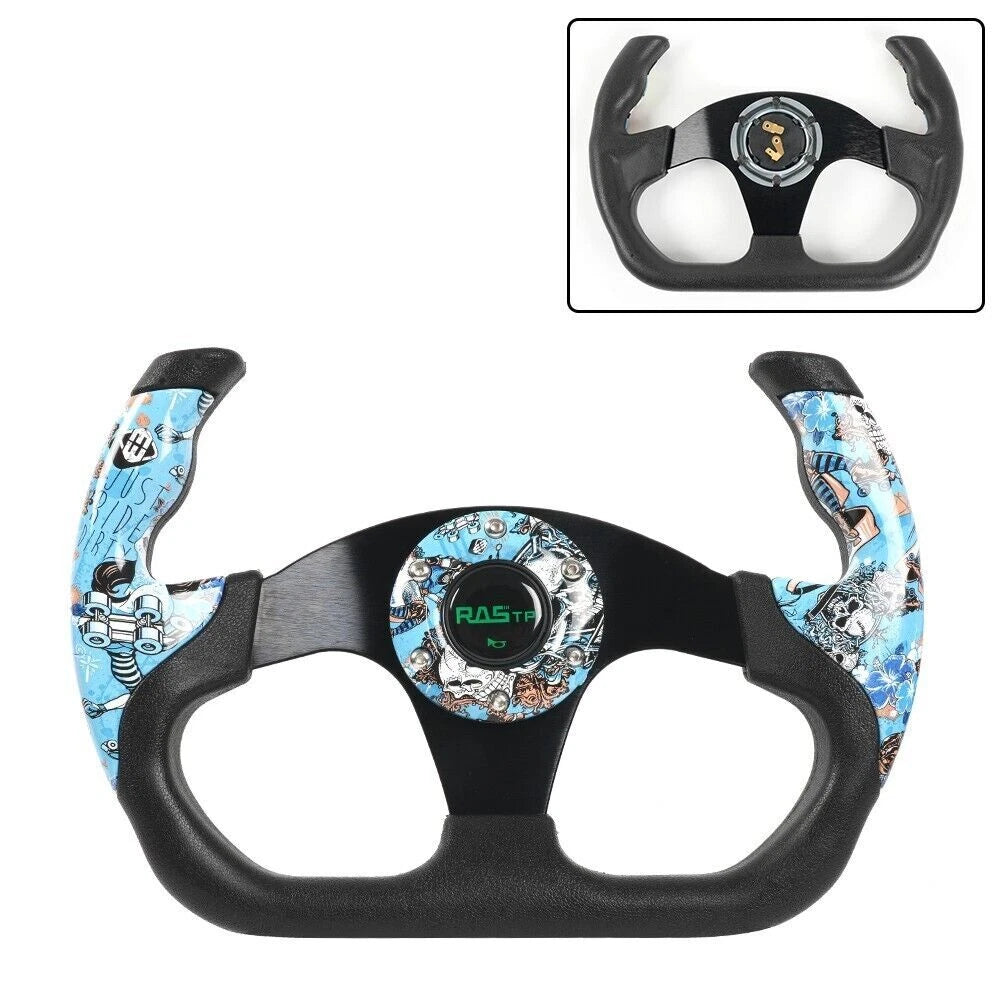 13 Inch Racing Steering Wheel for Model U Plaid