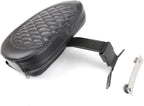 Driver Backrest Pad for 2007-2017 Harley FLSTF Heritage Softail Chrome