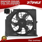 Radiator Cooling Fan Assembly for BMW E46 325i 328i 330i (1999–2005)
