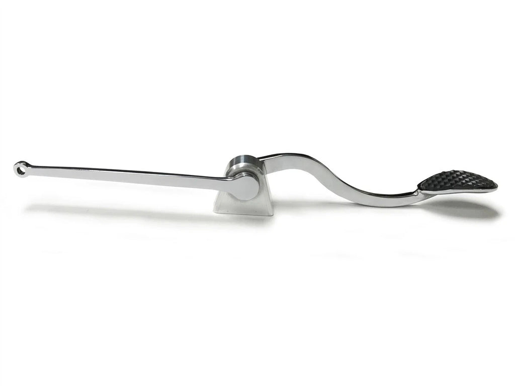 Chrome Deluxe Spoon Style Gas Pedal Replacement for Hot Rods (1932–1959)
