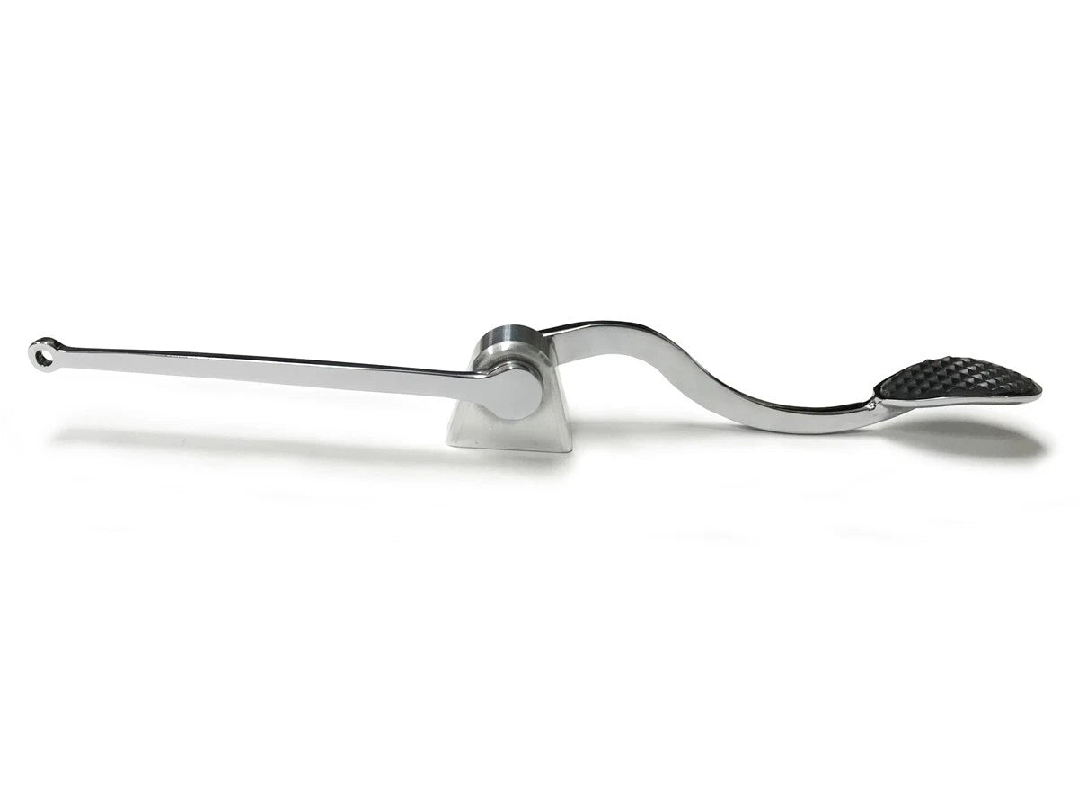 Chrome Deluxe Spoon Style Gas Pedal Replacement for Hot Rods (1932–1959)
