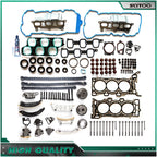 Timing Chain Kit & Head Gasket Bolt Set for GMC Acadia, Buick Enclave (2007–2008)