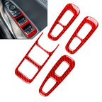 4X Window Lift Switch Button Panel Cover Trim for Kia Stinger (2018–2023)