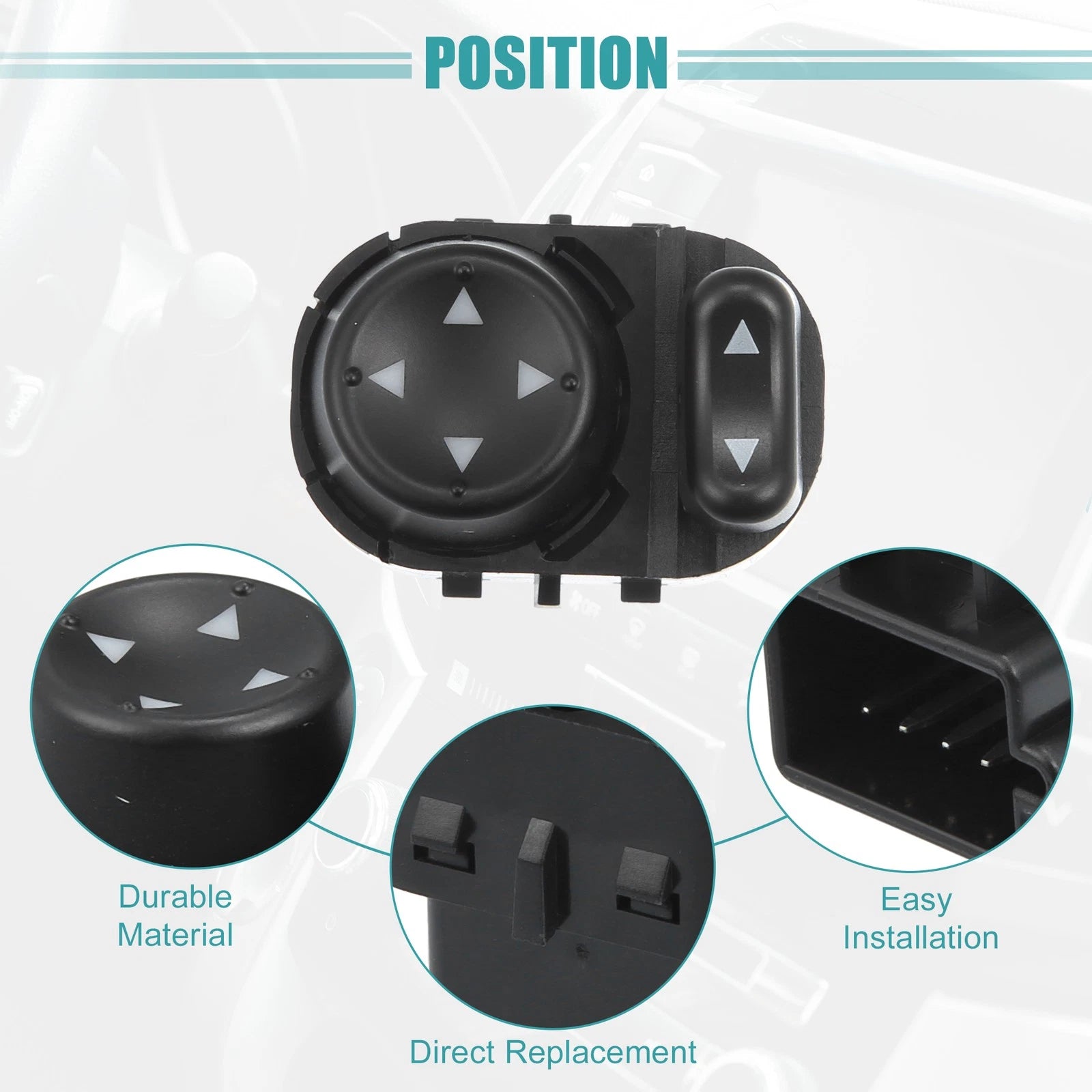 Rear View Mirror Switch for Chevrolet Malibu (2004–2008)