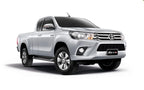 3" Slim Matte Black Fender Flares for Toyota Hilux Revo (2015-2018)