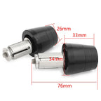 Handlebar Bar End Plugs for Honda CBR, CB, Yamaha YZ, YZF, Kawasaki (All)