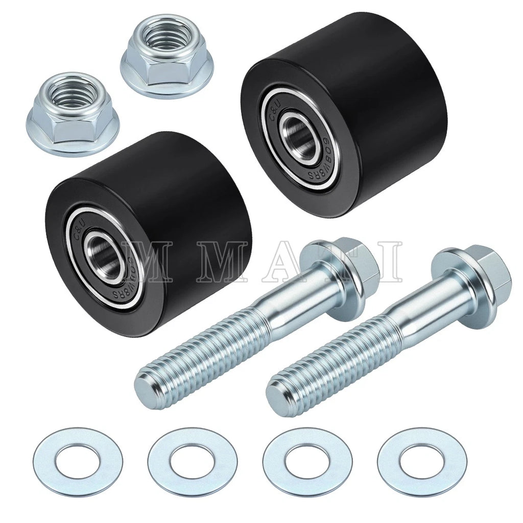 Set of 2 Upper Lower Chain Rollers for Honda XR250L XR250R XR650R (1991–2007)