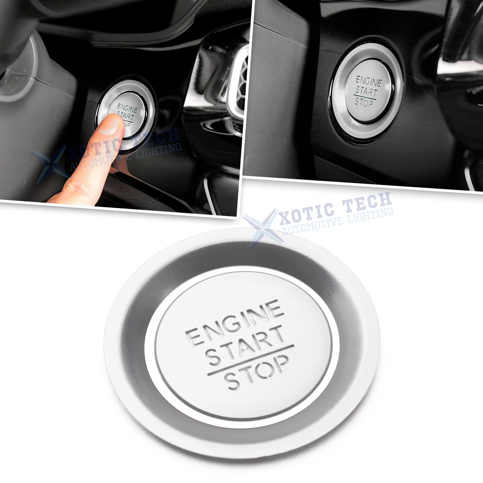Engine Start/Stop Push Button Molding Trim for Honda Civic (2022–2024)