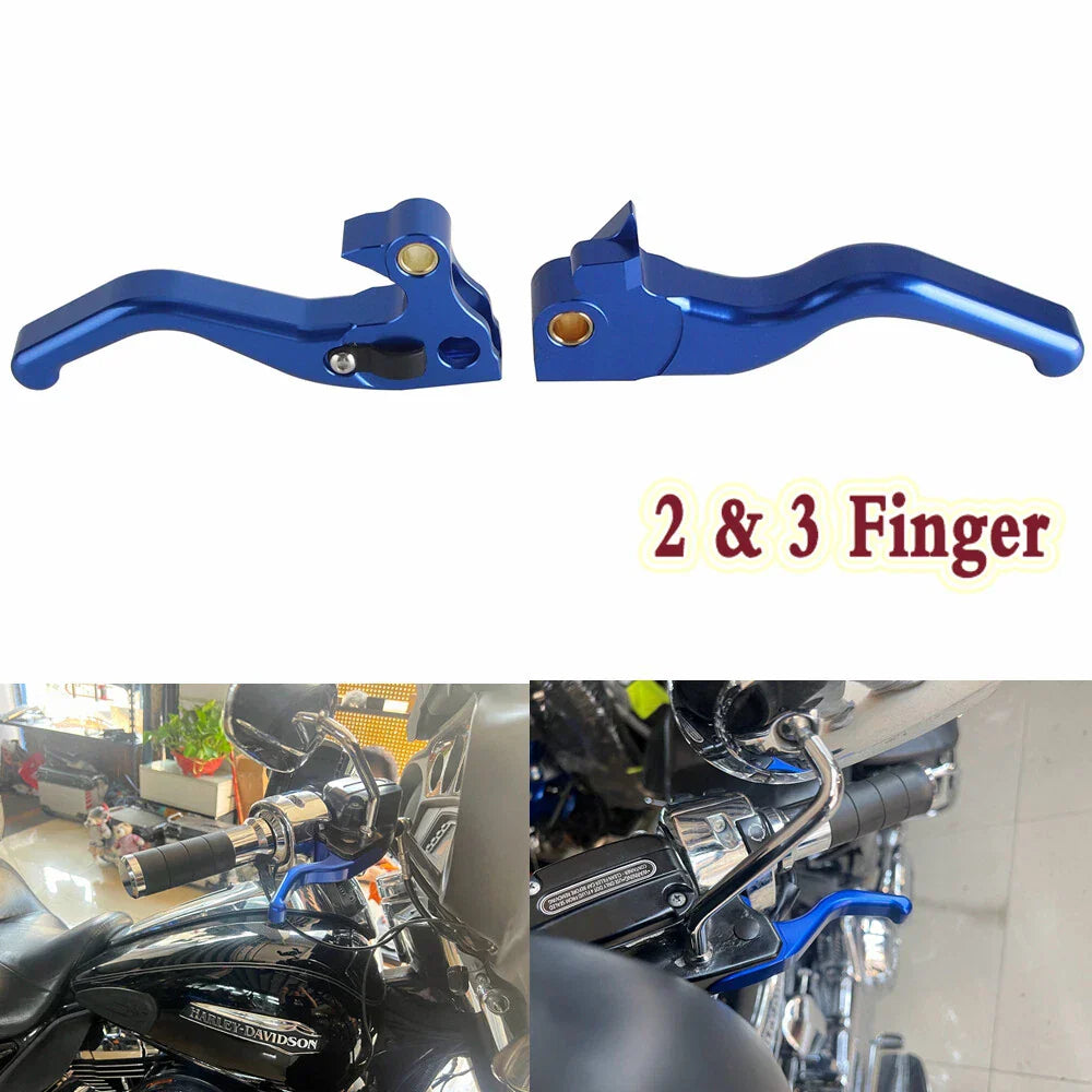 Finger Brake Clutch Levers for Harley Sportster Forty-Eight XL1200X (04-13)