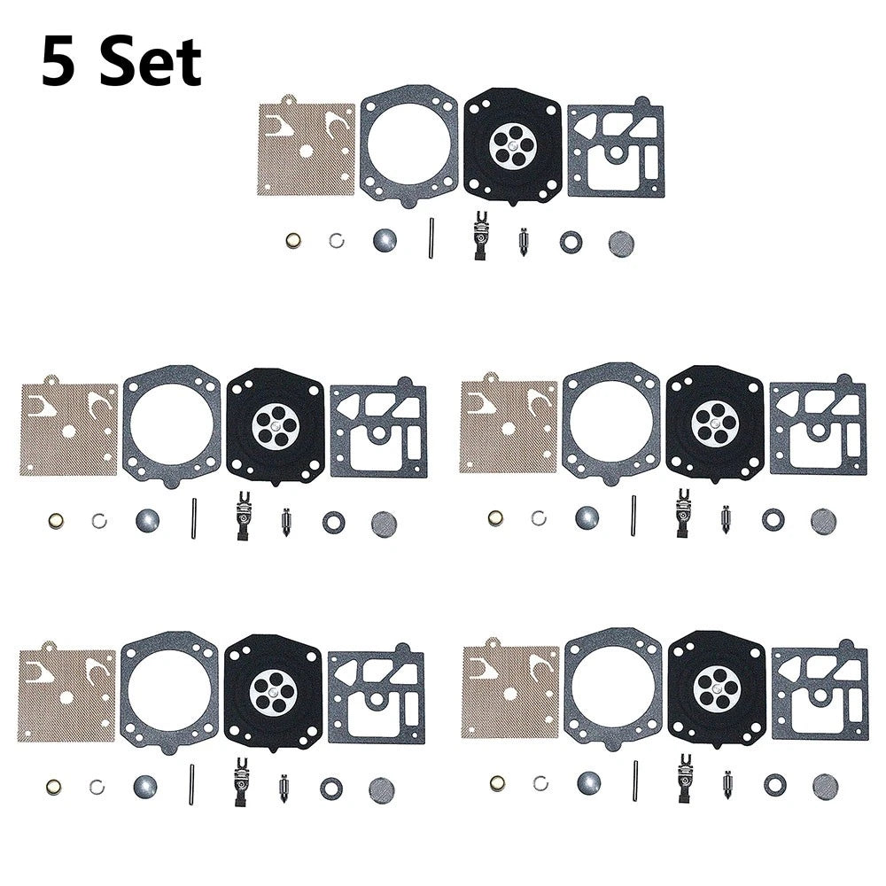 5X Carburetor Gasket Repair Kit for Walbro K22-HDA Chainsaw