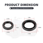 Rear Brake Drum Seals for Yamaha Big Bear YFM250 (2007–2009) / YFM400 (2000–2006)