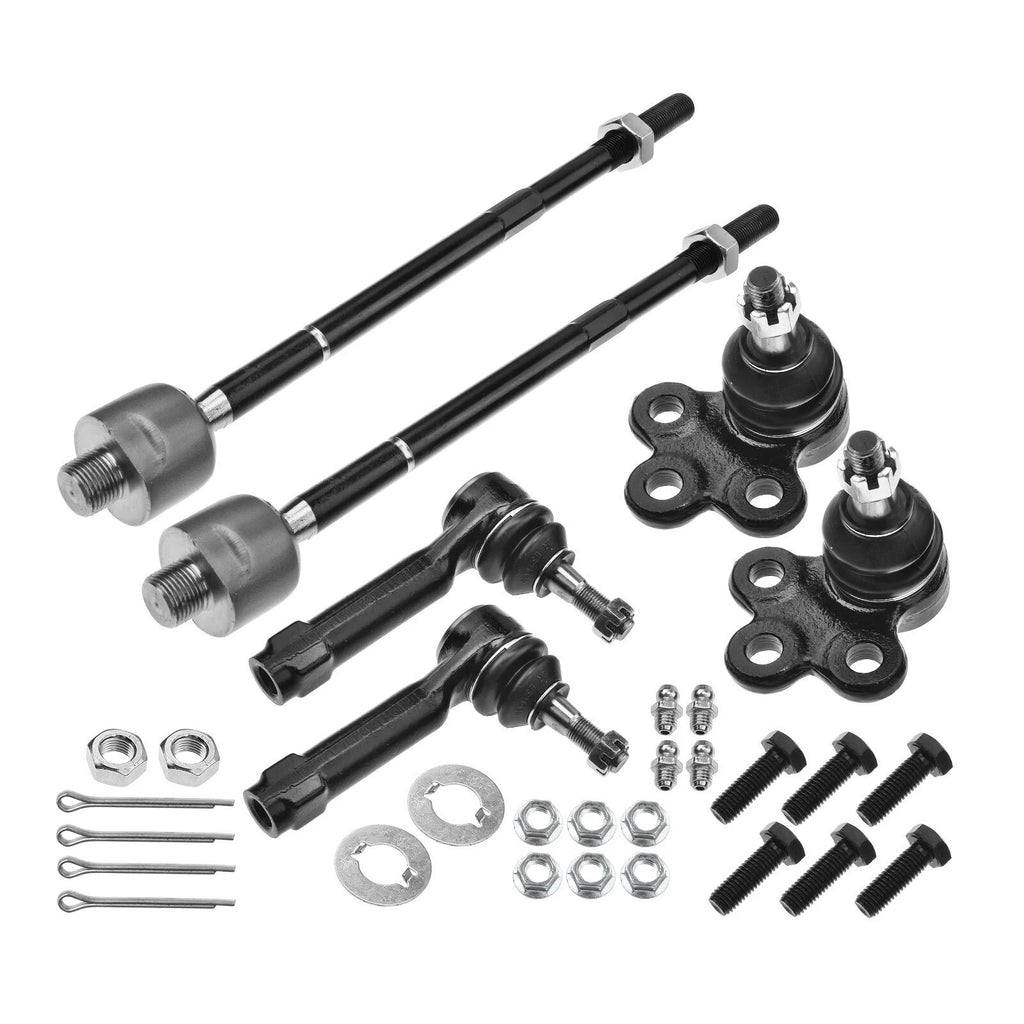 6x Front Inner Outer Tie Rod Ends & Ball Joints for Chevy Olds Pontiac