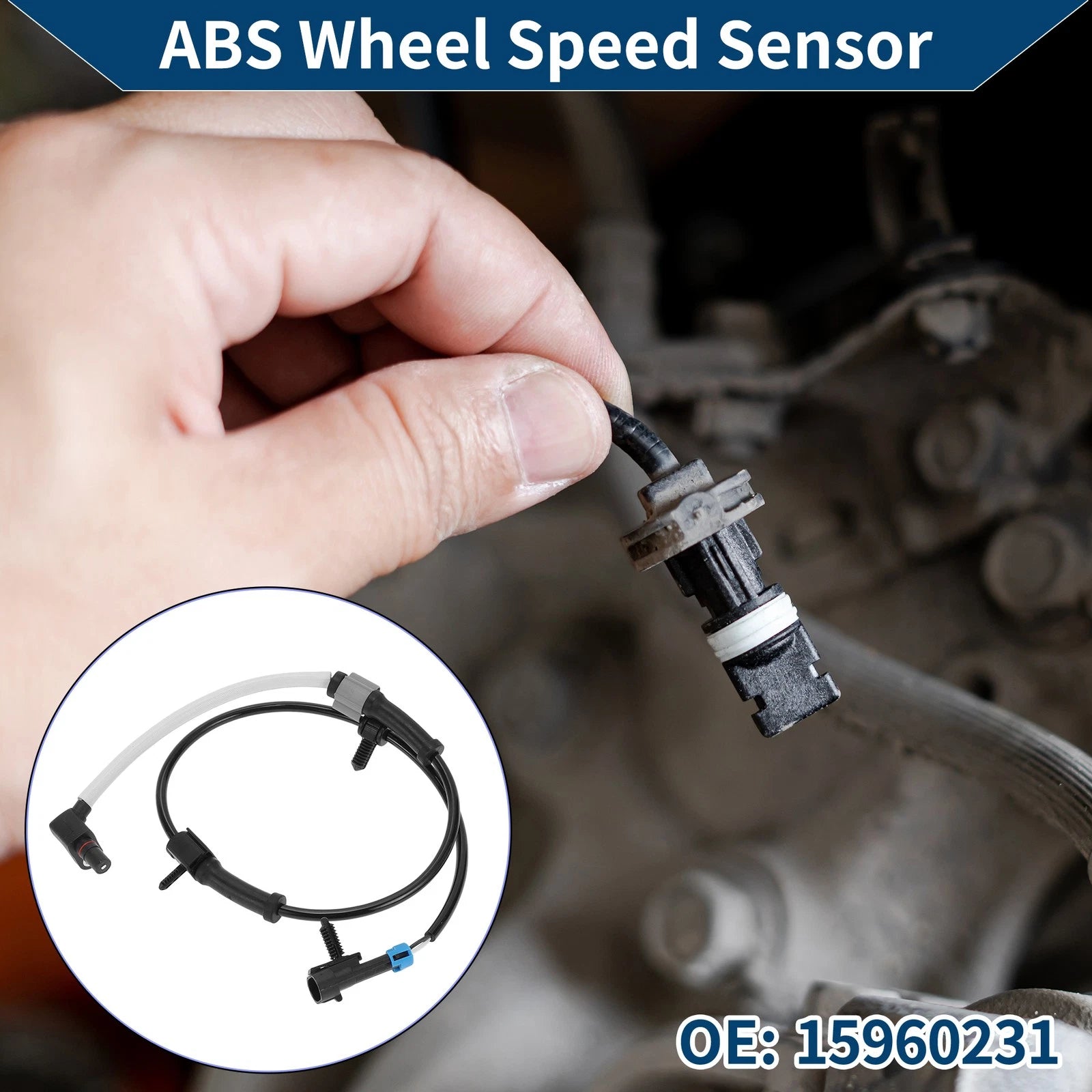 ABS Wheel Speed Sensor No. 15960231 for Chevrolet Express 2500 (2003–2023)