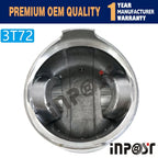 Set of 3 Piston with Ring STD for Yanmar 3T72HL (72mm)