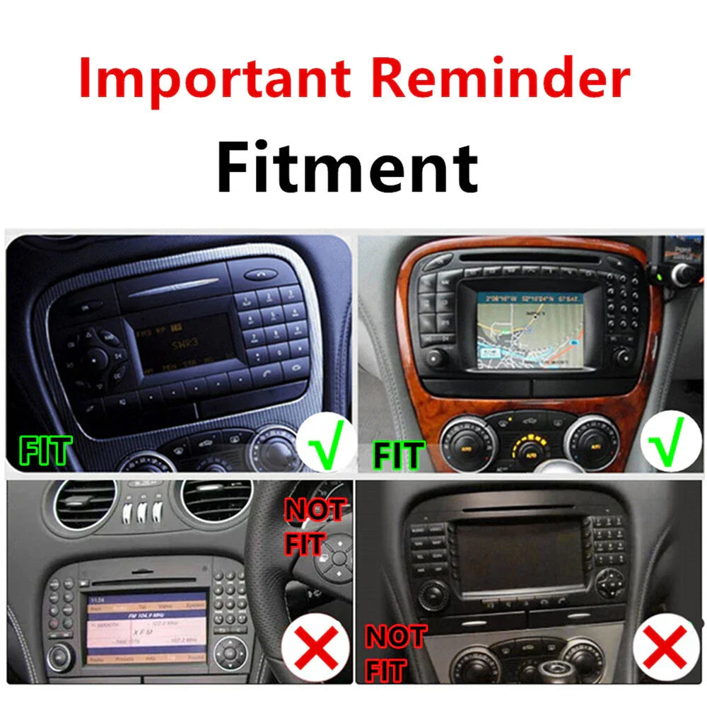 7'' Carplay Stereo for Mercedes SL-Class (R230) (2001–2005)