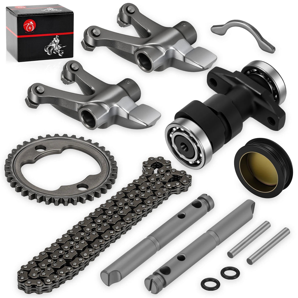 Camshaft & Rocker Arm & Cam Gear Sprocket Kit for Honda TRX250X TRX300EX TRX300X (2001–2023)
