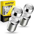 AUXITO BAY15D 1157 2057 2357 Pure Red LED Tail Brake Stop Lights Bulbs
