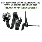 Left Side Seat Belt with Pretensioner for Chevy Silverado 1500 (2019–2026)