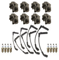 Ignition Wires & Coils Set with Spark Plugs for Chevrolet GMC 8.1L V8 (2001–2006)