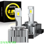 Set of 2 AUXITO LED Headlight Bulbs for D1S D1R D3S D3R (HID Conversion)